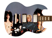 Load image into Gallery viewer, Motley Crue Tommy Lee Autographed Signed Custom Photo Graphics Guitar ACOA
