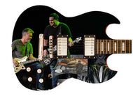 Wolfgang Van Halen Autographed Signed Custom Photo Graphics Guitar ACOA
