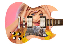 Load image into Gallery viewer, Taylor Swift Evermore Autographed Signed Custom Photo Graphics Guitar ACOA
