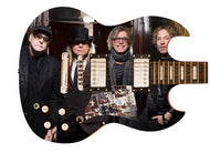 Cheap Trick Autographed Signed Custom Photo Graphics Guitar ACOA