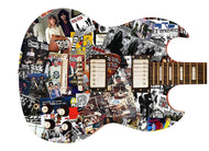 Cheap Trick Autographed Signed Custom Photo Graphics Guitar ACOA