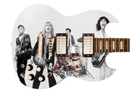 Cheap Trick Autographed Signed Custom Photo Graphics Guitar ACOA