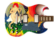 Eric Clapton Autographed Signed Custom Photo Graphics Guitar