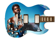 Lil Nas X Autographed Signed Custom Photo Graphics Guitar ACOA