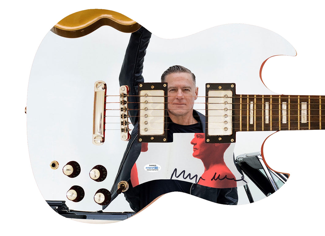 Bryan Adams Autographed Signed Custom Photo Graphics Guitar ACOA