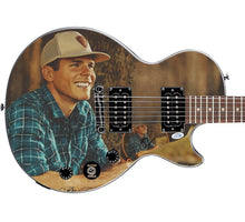 Load image into Gallery viewer, Granger Smith Autographed Gibson Epiphone Les Paul Photo Graphics Guitar ACOA
