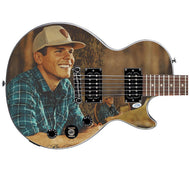 Granger Smith Autographed Gibson Epiphone Les Paul Photo Graphics Guitar ACOA