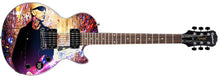 Load image into Gallery viewer, Joe Satriani Autographed Gibson Epiphone Les Paul Photo Graphics Guitar ACOA
