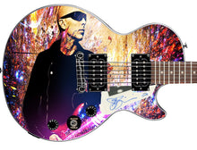 Load image into Gallery viewer, Joe Satriani Autographed Gibson Epiphone Les Paul Photo Graphics Guitar ACOA

