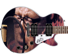 Load image into Gallery viewer, Chris Farlowe Autographed Gibson Epiphone Les Paul Photo Graphics Guitar ACOA
