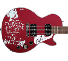 Load image into Gallery viewer, Chris Farlowe Autographed Gibson Epiphone Les Paul Photo Graphics Guitar ACOA
