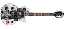 Load image into Gallery viewer, Bill Wyman Signed Rolling Stones Epiphone Les Paul Photo Graphics Guitar ACOA JSA
