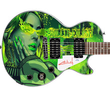 Load image into Gallery viewer, Billie Eilish Signed Gibson Epiphone Les Paul Photo Graphics Guitar ACOA
