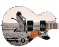 Peter Frampton Signed Gibson Epiphone Les Paul Photo Graphics Guitar ACOA