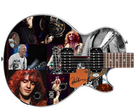 Peter Frampton Signed Gibson Epiphone Les Paul Photo Graphics Guitar ACOA