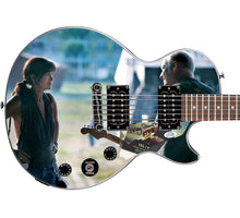 Load image into Gallery viewer, Polly Samson Signed w David Gilmour Epiphone Les Paul Photo Graphics Guitar ACOA
