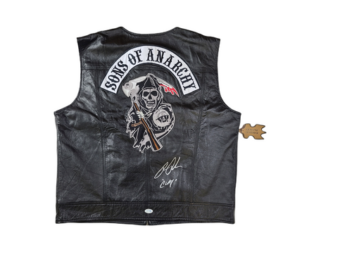 Ron Perlman Autographed Sons of Anarchy Leather Vest