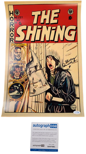 Shelley Duvall Joe Turkel Signed RARE The Shining 12x18 Comic Photo Poster