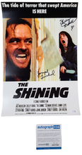 Load image into Gallery viewer, Shelley Duvall Joe Turkel Signed The Shining 12x18 Photo Poster
