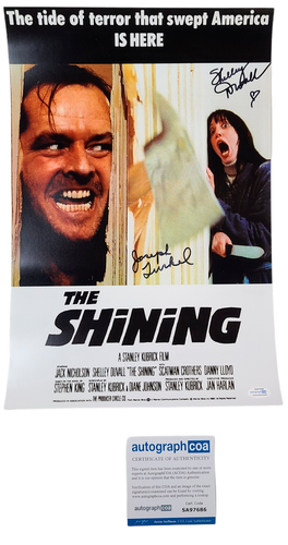 Shelley Duvall Joe Turkel Signed The Shining 12x18 Photo Poster