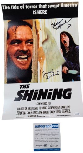 Shelley Duvall Joe Turkel Signed The Shining 12x18 Photo Poster