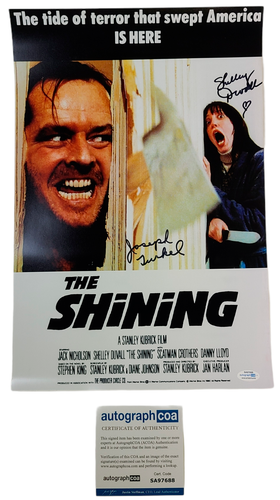 Shelley Duvall Joe Turkel Signed The Shining 12x18 Photo Poster