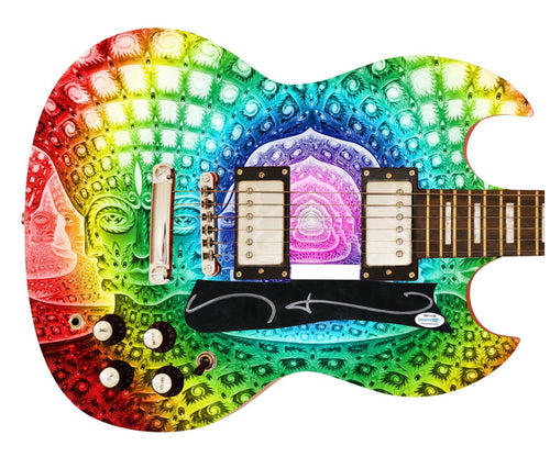 Tool Maynard James Keenan Autographed Custom Graphics Guitar