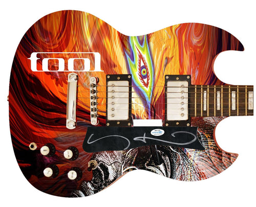 Tool Maynard James Keenan Autographed Custom Graphics Guitar