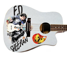 Load image into Gallery viewer, Ed Sheeran Autographed Signed Custom Graphics Photo Guitar
