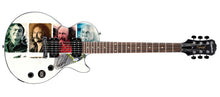 Load image into Gallery viewer, David Crosby Collage Autographed Custom Graphics Gibson Epiphone Guitar ACOA JSA
