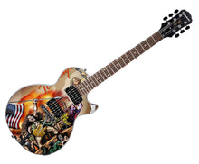 Load image into Gallery viewer, Ted Nugent USA Flag Autographed Custom Graphics Gibson Epiphone Guitar ACOA
