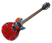 Load image into Gallery viewer, The Red Hot Chili Peppers Chad Smith Autographed Graphics Gibson Epiphone Guitar ACOA JSA

