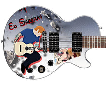 Load image into Gallery viewer, Ed Sheeran Autographed Custom Graphics Gibson Epiphone Guitar
