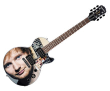 Load image into Gallery viewer, Ed Sheeran Autographed Custom Graphics Gibson Epiphone Guitar ACOA

