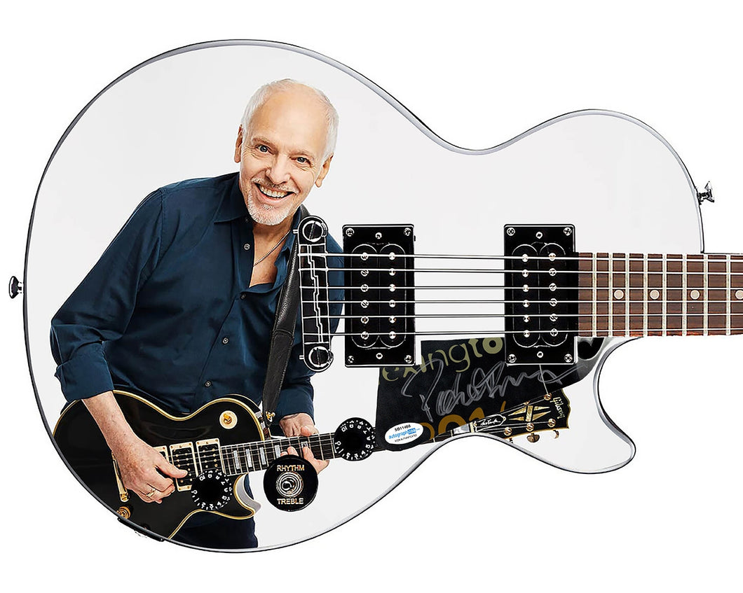 Peter Frampton Autographed Custom Graphics Gibson Epiphone Guitar