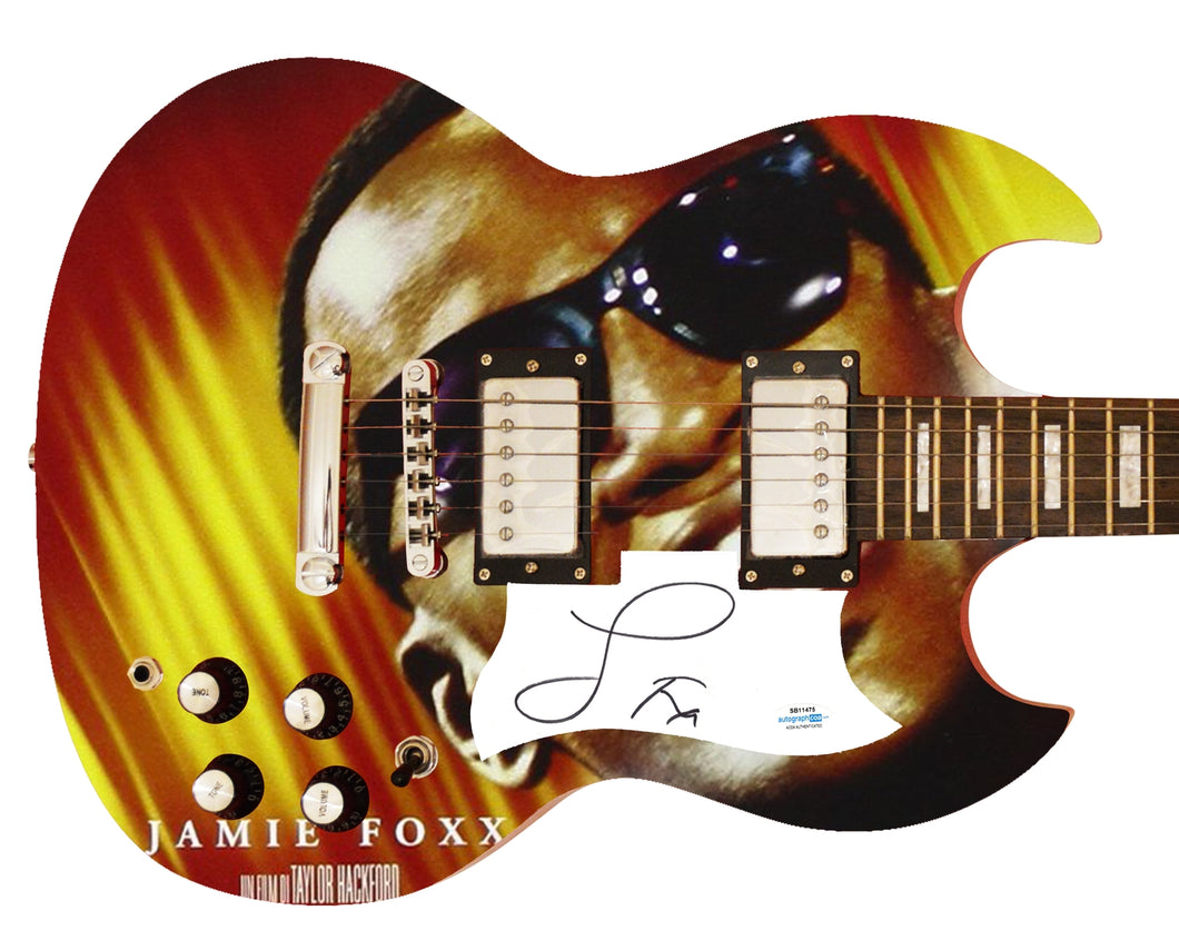 Jamie Foxx Autographed Signed Custom Graphics Photo Guitar