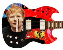 Load image into Gallery viewer, Ed Sheeran Autographed Signed Custom Graphics Photo Guitar
