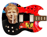 Ed Sheeran Autographed Signed Custom Graphics Photo Guitar