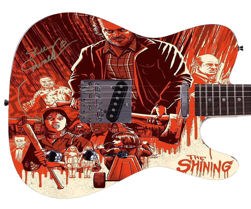 Shelley Duvall The Shining Movie Autographed Custom Graphics Guitar