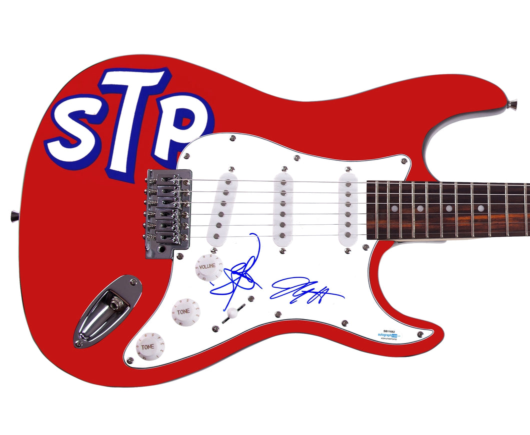 Stone Temple Pilots Autographed Signed Custom Graphics Guitar