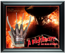 Load image into Gallery viewer, Robert Englund Autographed Nightmare On Elm St Framed Glove Exact Proof
