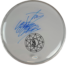 Load image into Gallery viewer, Slipknot Jay Weinberg Autographed Custom Framed Drum Head Drumhead Display ACOA
