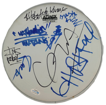 Load image into Gallery viewer, Wu Tang Autographed Custom Framed Drum Head Drumhead Display ACOA
