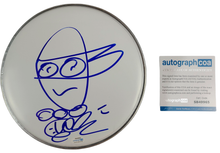 Load image into Gallery viewer, Vanilla Ice Teenage Mutant Ninja Turtles Sketch Signed 10 Inch Drum Head
