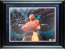 Load image into Gallery viewer, Floyd Mayweather Autographed Hand Painted Framed Canvas BAS Witness
