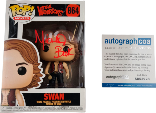 Michael Beck Swan Autographed Signed The Warriors Movie Funko Pop! #864