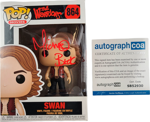 Michael Beck Swan Autographed Signed The Warriors Movie Funko Pop! #864