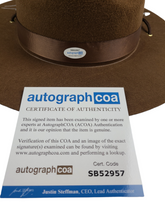 Load image into Gallery viewer, Sgt. Slaughter Signed Drill Sergeant Hat w Display Stand 4 Quotes &amp; Sketch
