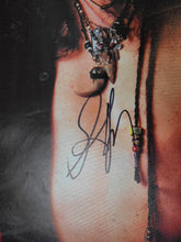 Load image into Gallery viewer, Aerosmith Steven Tyler Signed Bare Chest Framed 24x36 Canvas Photo Print ACOA
