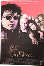 Load image into Gallery viewer, Corey Feldman The Lost Boys Autographed Framed 24x36 Poster ACOA Exact Proof
